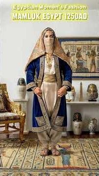 Egyptian Women’s Fashion Evolution (1000AD - 1900AD) | 900 Years of Style Change #shorts