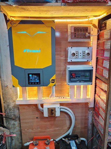 3.5 KV Solar system work done ✅ with proficient method of installation in Qazi Electric store ګل قاضى Qazi Sami Ullah Khushdil Khan | عزیزائرحمان مینوال