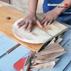 622K views · 5.9K reactions | Circle Cutting Technique for Table Saw | Woodworking TV | Facebook