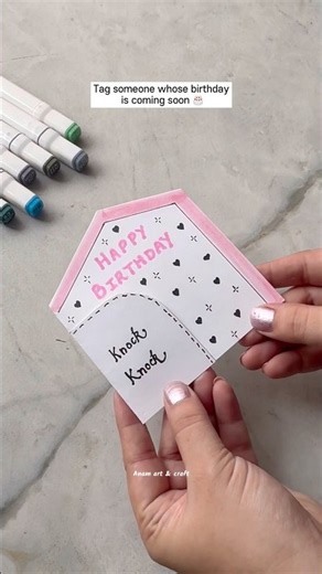 DIY Handmade Birthday Card ideas series 4/10 by Anam