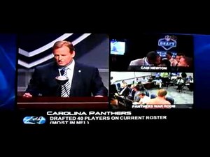 2011 NFL Draft: Cam Newton #1 pick--Carolina Panthers