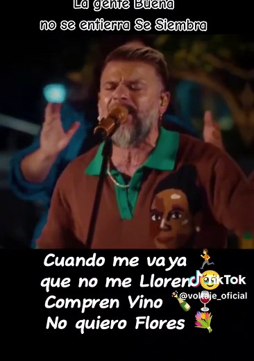 La gente buena no se entierra, se siembra - Pedro Capó