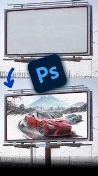 This Billboard Mockup Looks 100% Real! 🔥 #photoshop