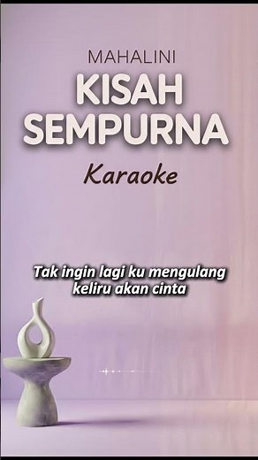 Kisah Sempurna - Mahalini | Karaoke