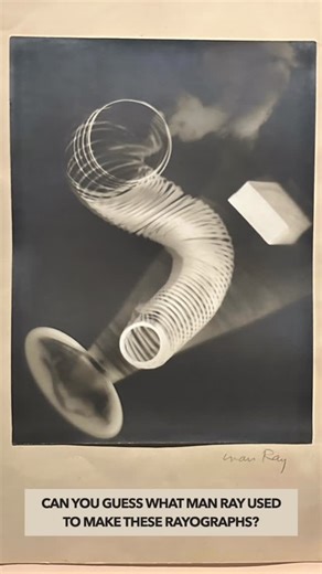 Kid On The Town on Instagram: "Try to solve the mysteries in Man Ray: When Objects Dream at the Met. Can you guess what Dada pioneer Man Ray Used to make these rayographs, a new twist on a technique used to make photographs without a camera? By placing objects on or near a sheet of light-sensitive paper, which he exposed to light and developed, Man Ray turned recognizable subjects into ghostly compositions. Videos of and objects used in his innovative process make this NYC museum exhibition an e