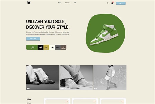 Shoes Website(store)