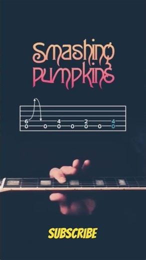 Smashing Pumpkins Guitar Lesson Tutorial Easy Tabs #guitar #tutorial #lesson #punkrock