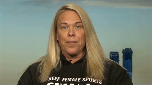 Canadian powerlifter April Hutchinson reacts to her two-year ban by the sport’s national sanctioning body after she spoke out against a transgender athlete. Watch the full episode at www.skynews.com.au/flash | Sky News Australia