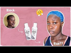 How I Ended Up With Blue Hair! ft Adore Platinum Hair Dye