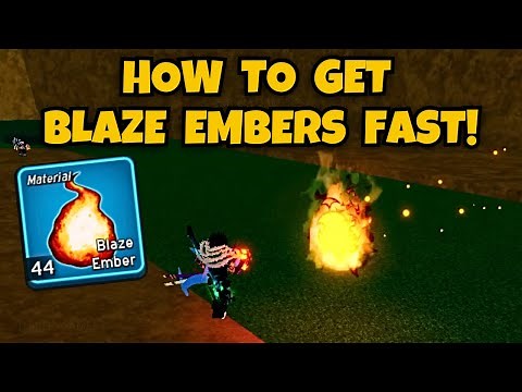 The FASTEST Way to Get Blaze Embers in Blox Fruits (Dragon Update)