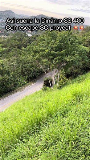 Sonido de escape SC Project en Dinamo SS 400