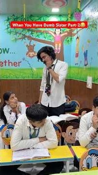 When You Have Dumb Sister Part-2😂 #shorts #ytshorts #teratrigun #bhaibahen