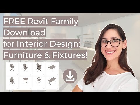FREE High Quality Revit Family Download for Interior Design: Furniture & Fixtures