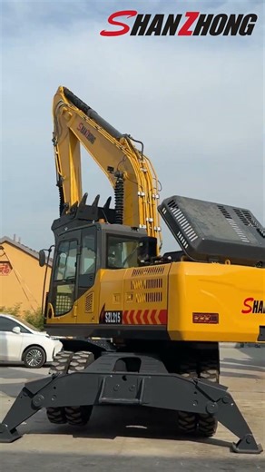 Large hydraulic excavator #shanzhong #construction #excavator #factory #machine #china #automobile