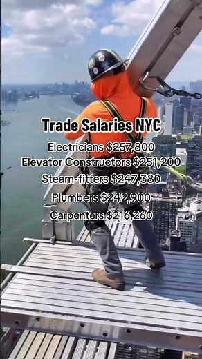 Shocking, high salaries and construction jobs in New York City no degree required ￼