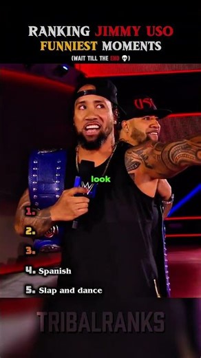 Ranking Jimmy Uso Funniest WWE Moments #wwe #jimmyuso #wrestlemania