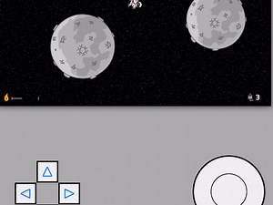 开源的love2d小游戏 gravitonik 移植到iOS上，使用Love2D Game Maker虚拟手柄操作演示