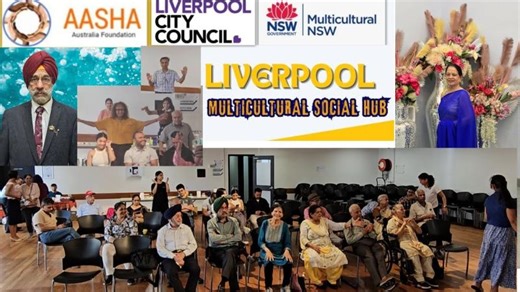 Liverpool Multicultural Social Hub ! Aasha Australia Foundation ! Seniors Meeting Liverpool Feb.2026 | Percy V.