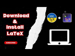 How to Download LaTeX for windows | TeXstudio Installation in Tamil