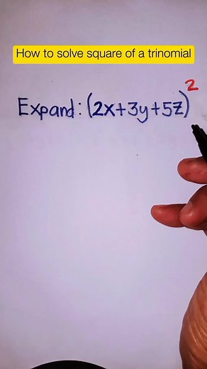 Mastering Math: Square of Trinomial Techniques