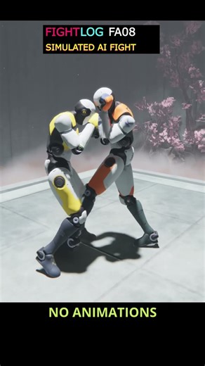 The boys unlocked a new combo: Hook → Uppercut → Overhand #finalautomata #強化学習