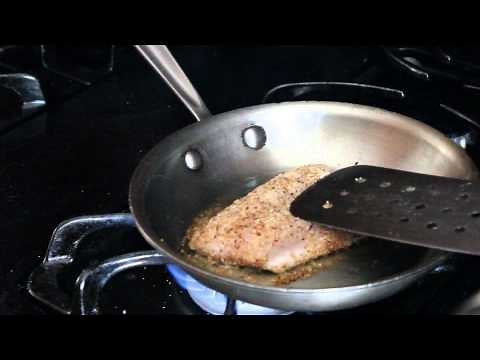 Cooking a skin-on whitefish filet