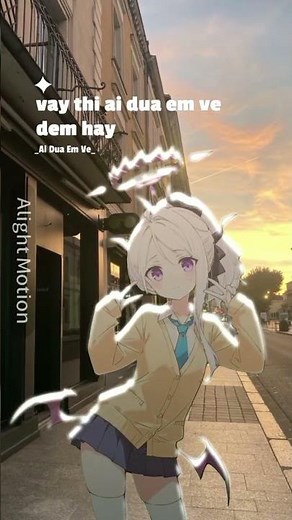 | 🎶Ai Dua Em Ve | #gfxanime #anime #music #viral