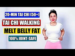 20-Min Daily Tai Chi Walking to Melt Belly Fat & Slim Waist (Over 50)