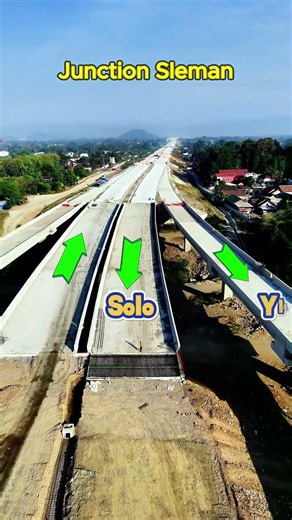 Junction Sleman Terkini Tol Solo-Jogja-YIA-Bawen #shorts
