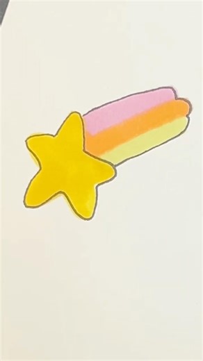 Easy Doodles ✏️ #21| shooting star 💫 #doodle #drawing #shootingstar