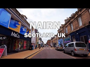 Nairn, Scotland, UK - Driving Tour 4K