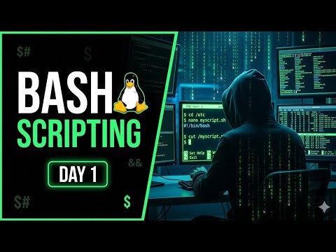 Bash Scripting Full Course 🚀 Hindi #1 | Echo Command | Read Command | Linux Shell Scripting