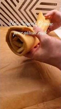 une superbe genoise pour gateau roulé #recettefacile #gâteau #genoise