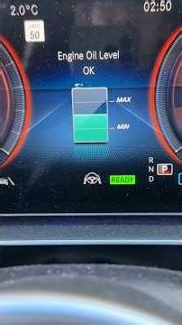 How to check oil level on 2022 Mercedes Benz GLE 450