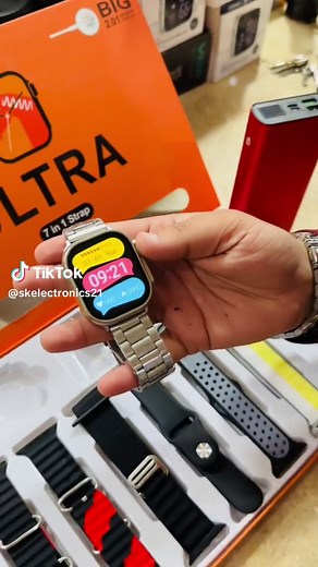 Ultra 7 in 1 smart watch availabile | sk electronics #shamselectronicspeshawar #skelectronic #smartwatch #ultrasmartwatch