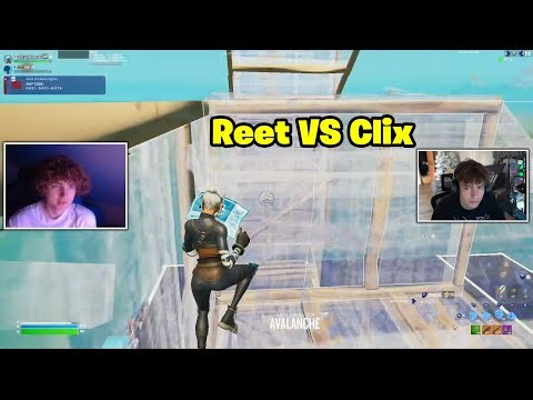 Reet VS Clix 1v1 Buildfights! (Warm-up)