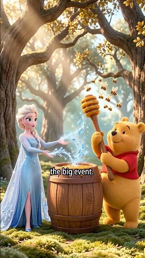 The Honey Trouble Elsa Helps Pooh Tell the Truth | A Story of Honesty and Kindness #shorts