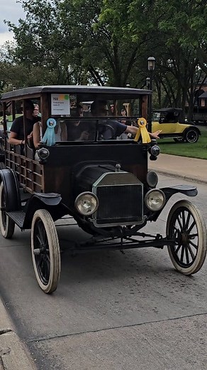 60K views · 1.5K reactions | 1915 Ford Model T Woody Wagon Drive By Engine Sound Old Car Festival Greenfield Village 2023 | Casey Faitel | Facebook