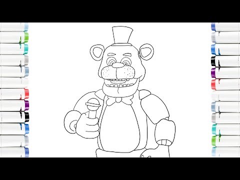 Five Nights at Freddy's - How to COLORING Freddy Fazbear from FNAF