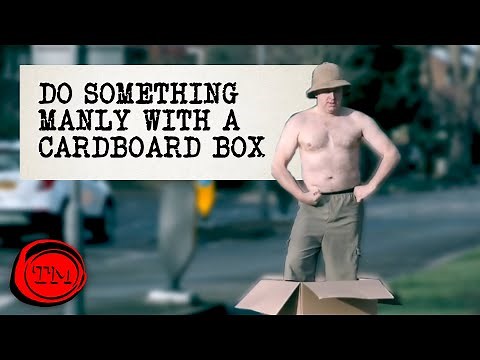 Do Something Manly With A Cardboard Box | Full Task | Taskmaster