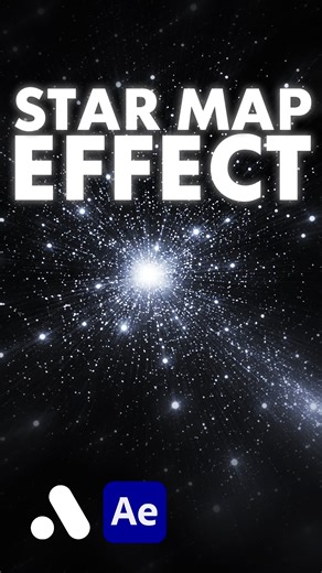 Astrella on Instagram: "Learn how to create a dynamic star map in After Effects using CC Ball Action for clean, stylised space visuals. This technique uses simple shape generation and animation controls to build a moving star field that feels dimensional and graphic - perfect for sci-fi visuals, motion design, wallpapers, and looping backgrounds. Star maps are a great way to add scale and atmosphere to a scene while keeping the setup lightweight, flexible, and easy to reuse across projects. Crea