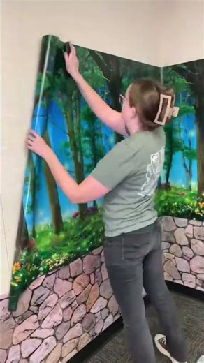 Enchanted Forest Reading Nook #ReadingNook #ClassroomLife #ForestDecor