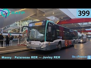 Bus 399 RATP - Citaro C2 N°6848 Massy - Palaiseau RER --- Juvisy RER