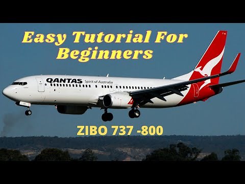 How To Create a Flight Plan with FMC Programming & Full Flight Tutorial- Zibo 737 800