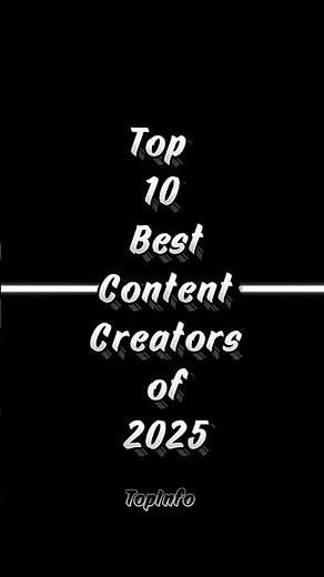 Top 10 Best Content Creators of 2025 🌟 | Most Influential & Highest Earning Digital Stars#foryou