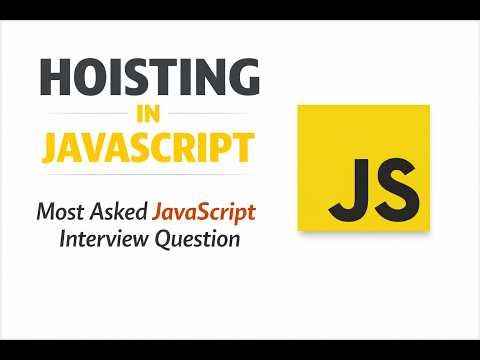 JavaScript Hoisting Explained | var vs let vs const | JavaScript Interview Series Part 4 #javascript