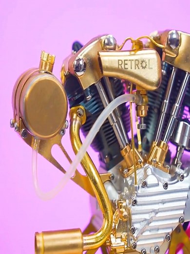 Smallest V-Twin Gasoline Engine - Run test and Teardown - Part 2 #engine #gasoline