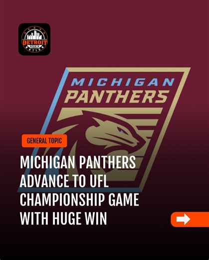 Michigan Panthers Advance to UFL Championship Game With HUGE Win