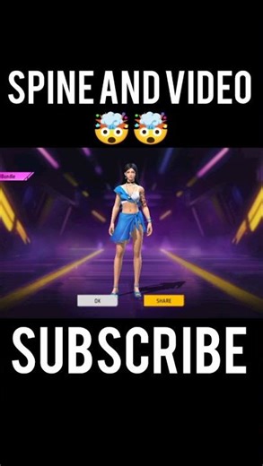 Free Fire Spine 🤯 #new #video #shorts #viral #shortsfeed 🤯🔥