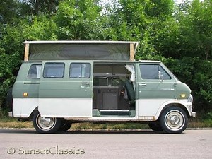 1973 Ford Econoline E200 SuperVan Turtle Top Camper for Sale